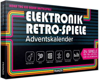 Elektronik Retro Spiele Adventskalender 2021